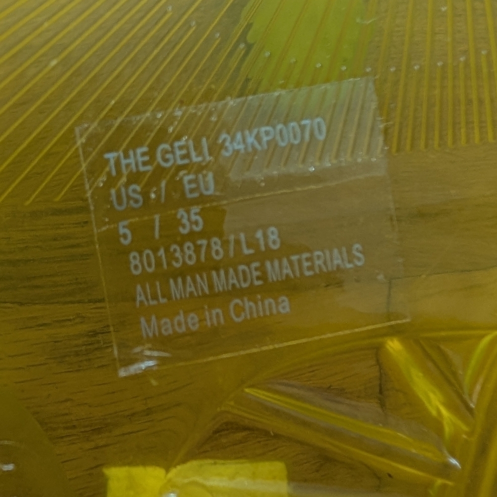 Katy Perry Collections Translucent Yellow Sandals - Picture 6 of 6